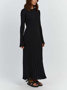 LONG SLEEVE MIDI DRESS