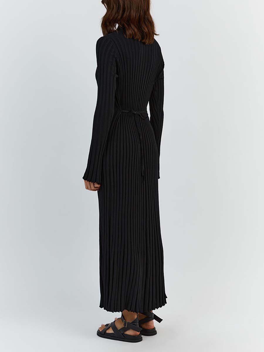 LONG SLEEVE MIDI DRESS