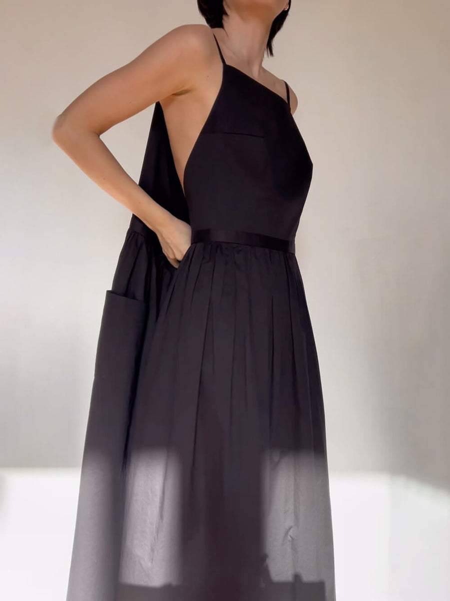 Sleeveless Side Slit Dress