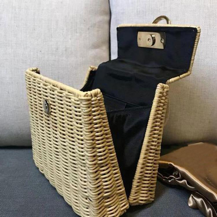 Women's Rattan Retro Handwoven Bag