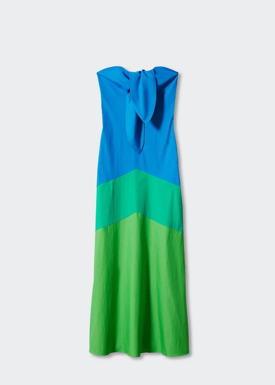 Blue Green Maxi Dress