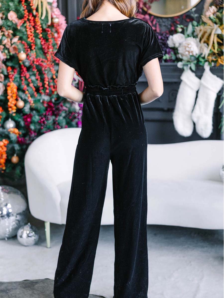 Holiday Velvet Jumpsuit