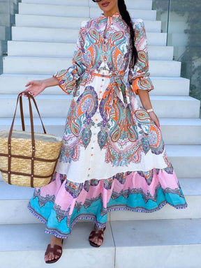 MULTICOLOR MAXI DRESS