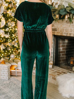 Holiday Velvet Jumpsuit