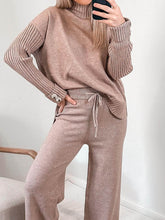 High Neck Knitted Suit