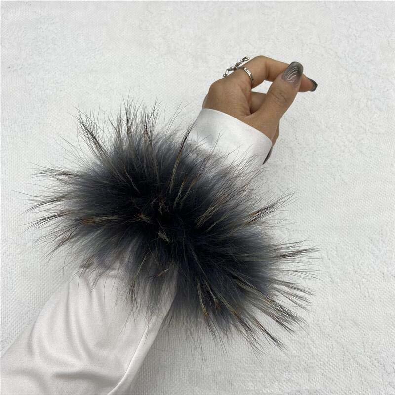 Faux Feather Cuff Slap Bracelets