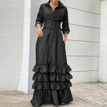 Layered Ruffled Elegant Dress