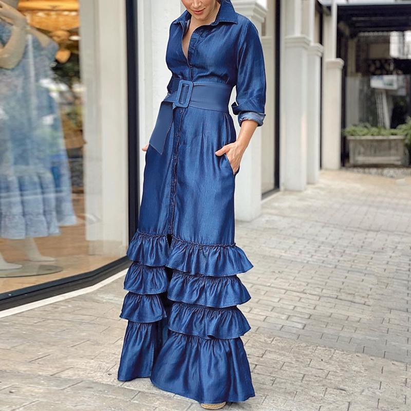 Layered Ruffled Elegant Dress