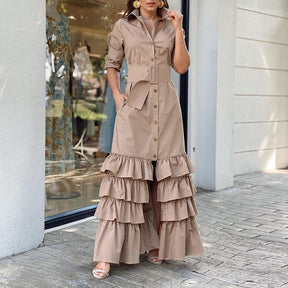 Layered Ruffled Elegant Dress